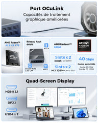ACEMAGIC F5A AMD Ryzen AI9 HX 470 Mini PC