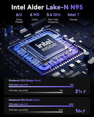 ACEMAGIC V1 Intel Alder Lake N97/Twin Lake N150 Mini PC