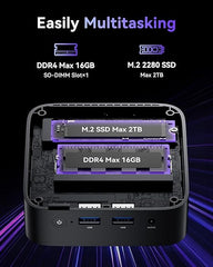 ACEMAGIC V1 Intel Alder Lake N97/Twin Lake N150 Mini PC