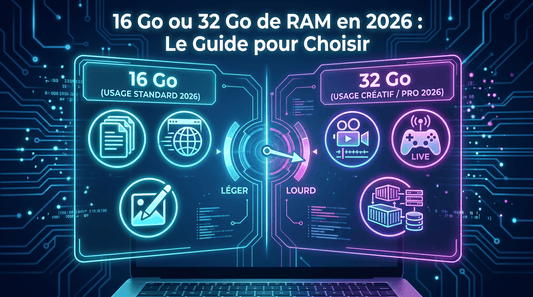 16 Go ou 32 Go de RAM en 2026 : Le Guide pour Choisir