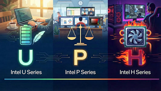 Suffixes Intel H vs P vs U : ce qu’ils signifient et comment choisir