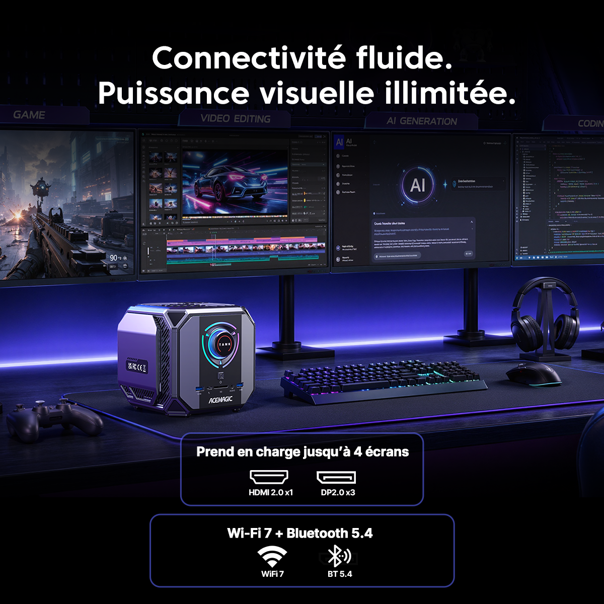 ACEMAGIC M1A PRO i9-13900HK RTX5060 Mini PC
