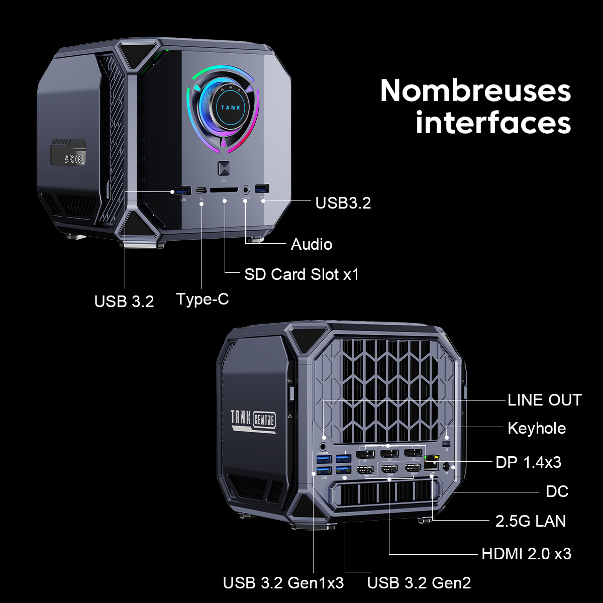 ACEMAGIC M1A PRO i9-13900HK RTX5060 Mini PC