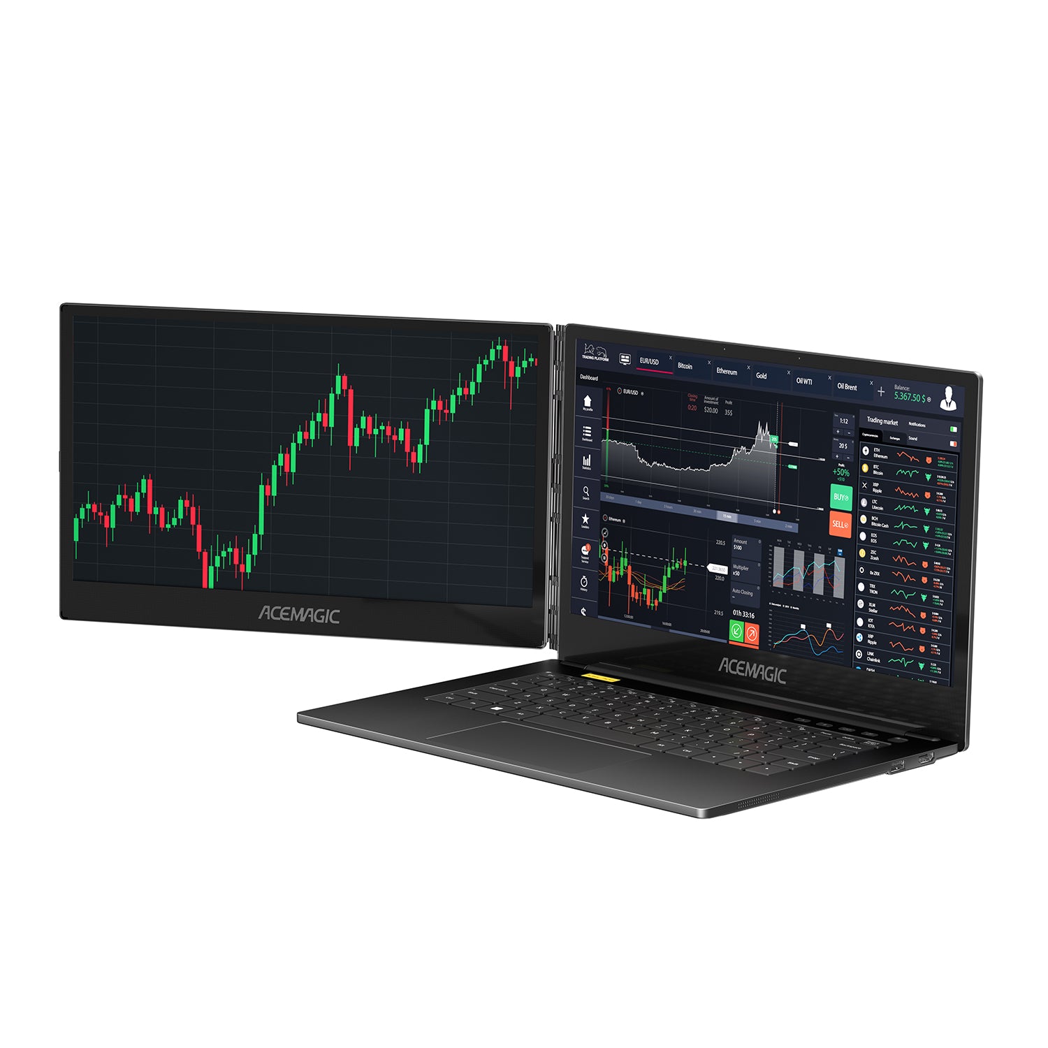 ACEMAGIC X1 Dual-screen Intel Core i7-1255U Laptop