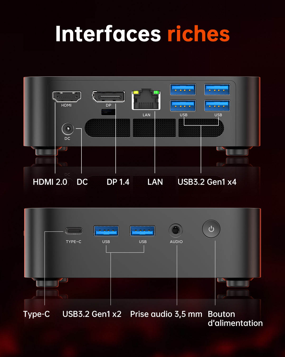 ACEMAGIC K1 AMD Ryzen Mini PC