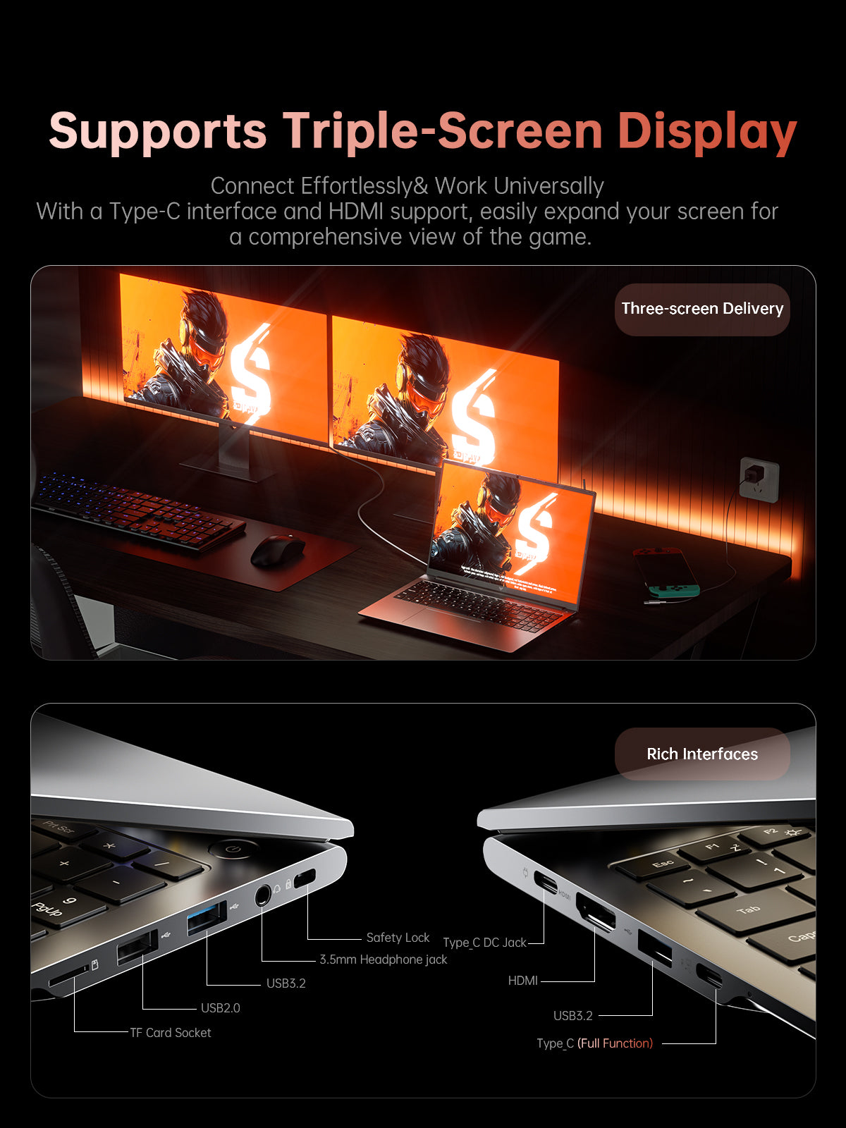 ACEMAGIC ‎RX16 AMD Ryzen 7 7735HS/H 255 16